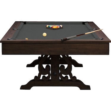 Charthouse Pool Table with Table Tennis Top - Charcoal