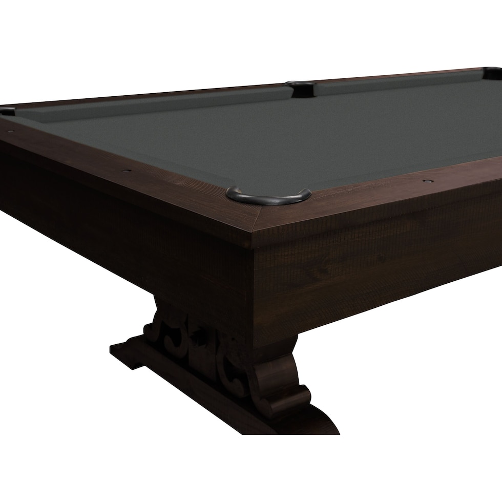 charthouse occasional dark brown gaming table   