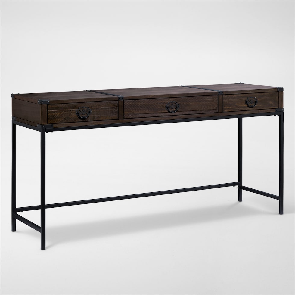 charthouse occasional dark brown sofa table web   