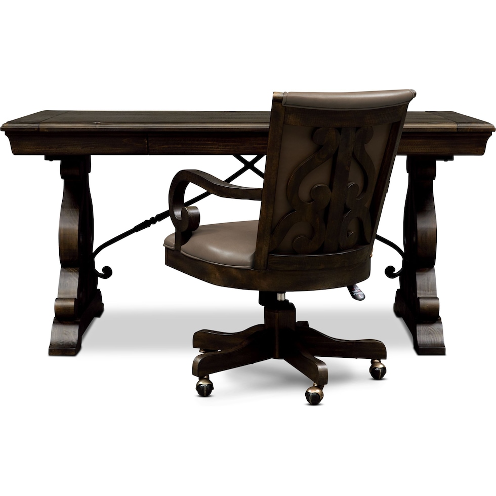 charthouse office gray  pc home office   