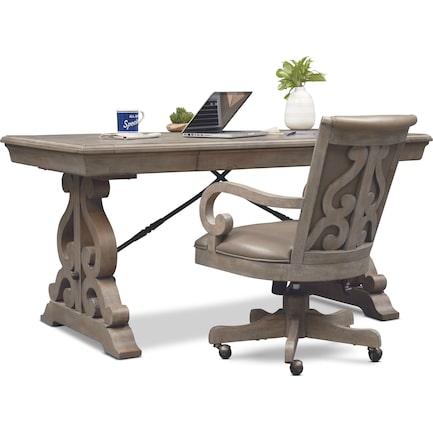 Charthouse Office Desk and Chair Set
