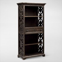 charthouse office gray bookcase   