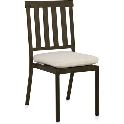 Charthouse Outdoor Slat-Back Dining Chair