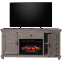 charthouse tables gray fireplace tv stand   