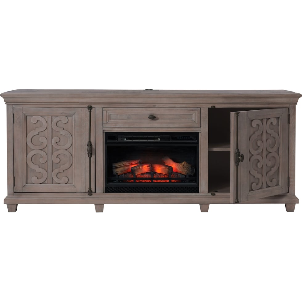 charthouse tables gray fireplace tv stand   
