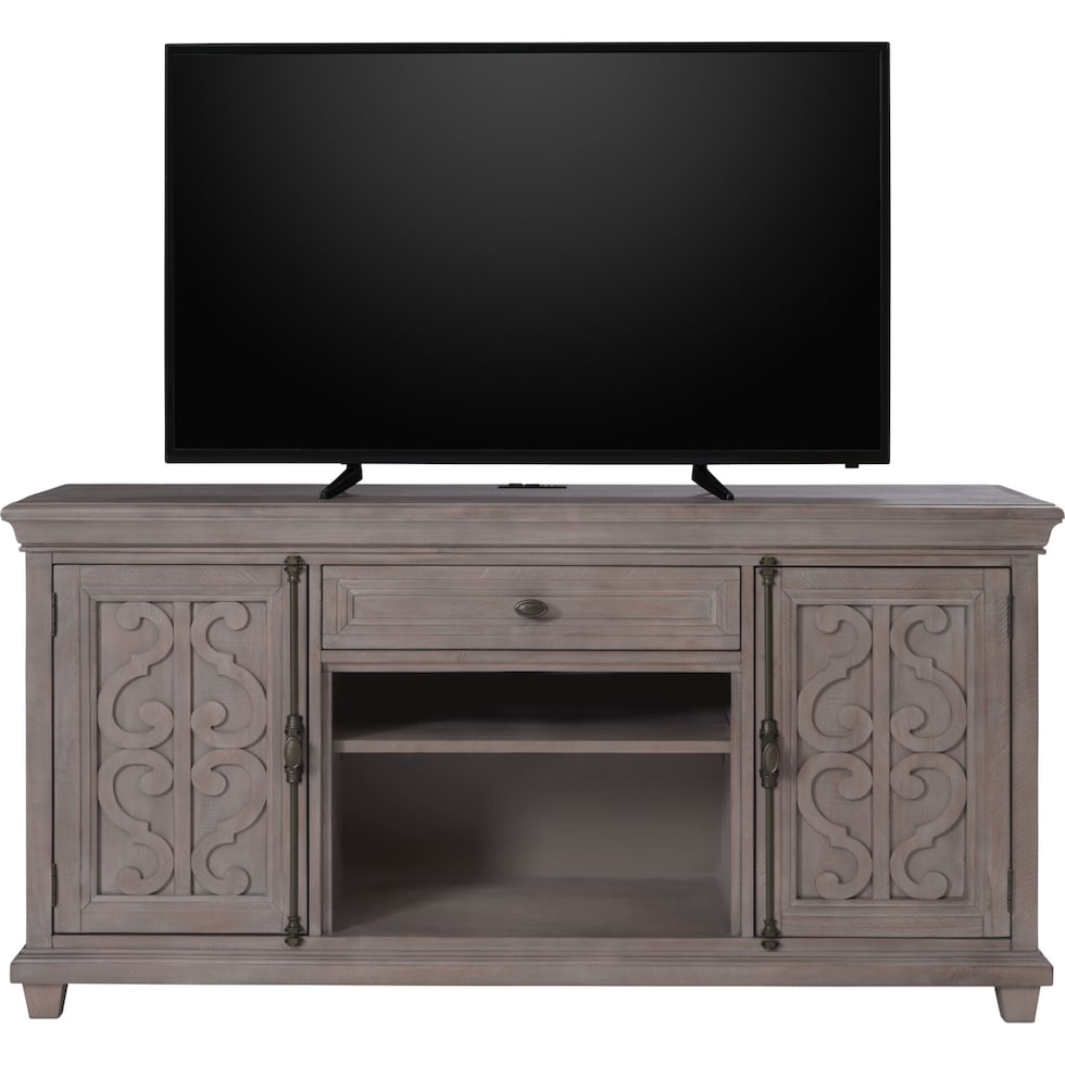 charthouse tables gray tv stand   