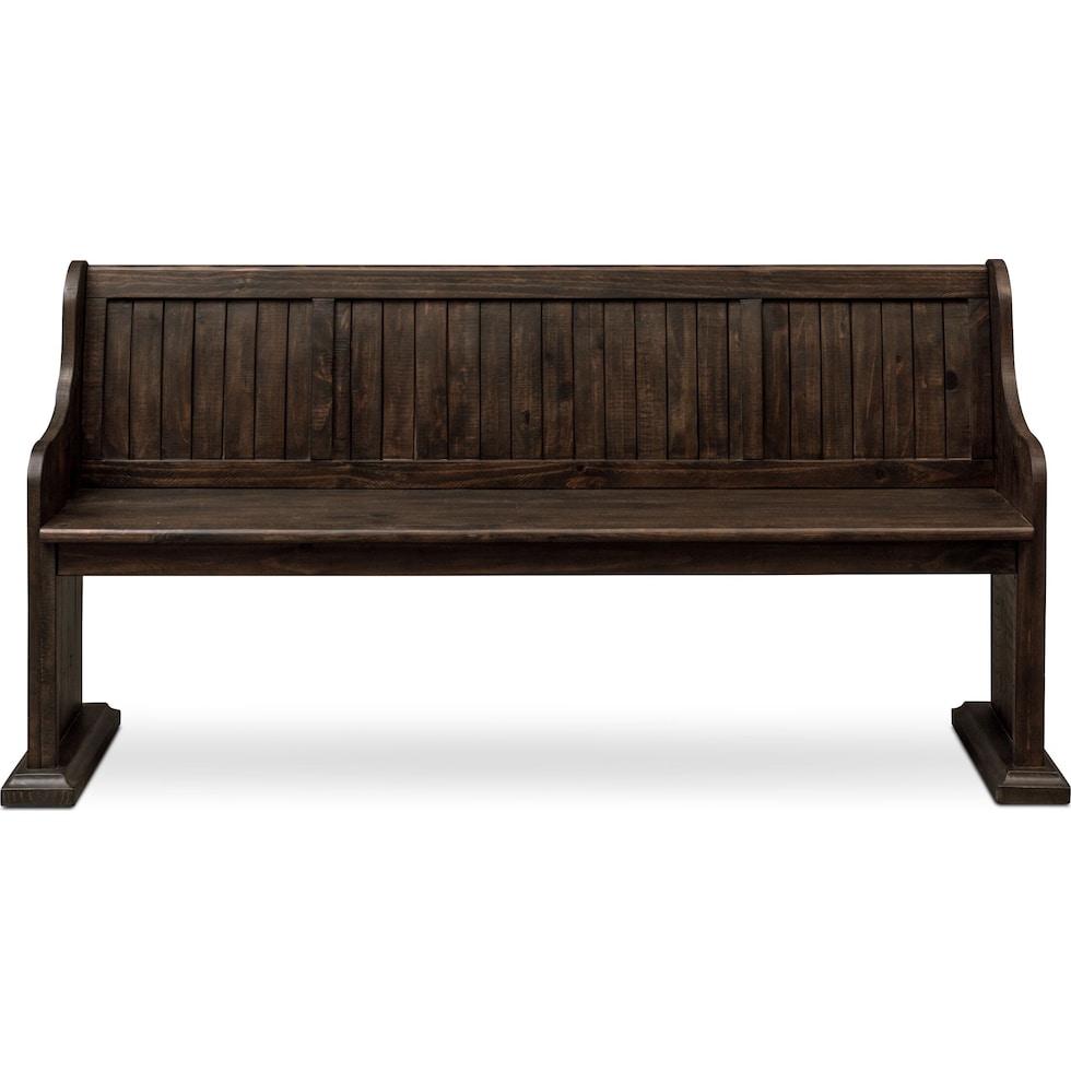 charthouse charcoal bench   