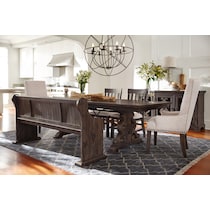charthouse charcoal bench   