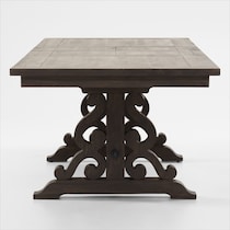 charthouse charcoal dining table   