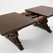 charthouse charcoal dining table   