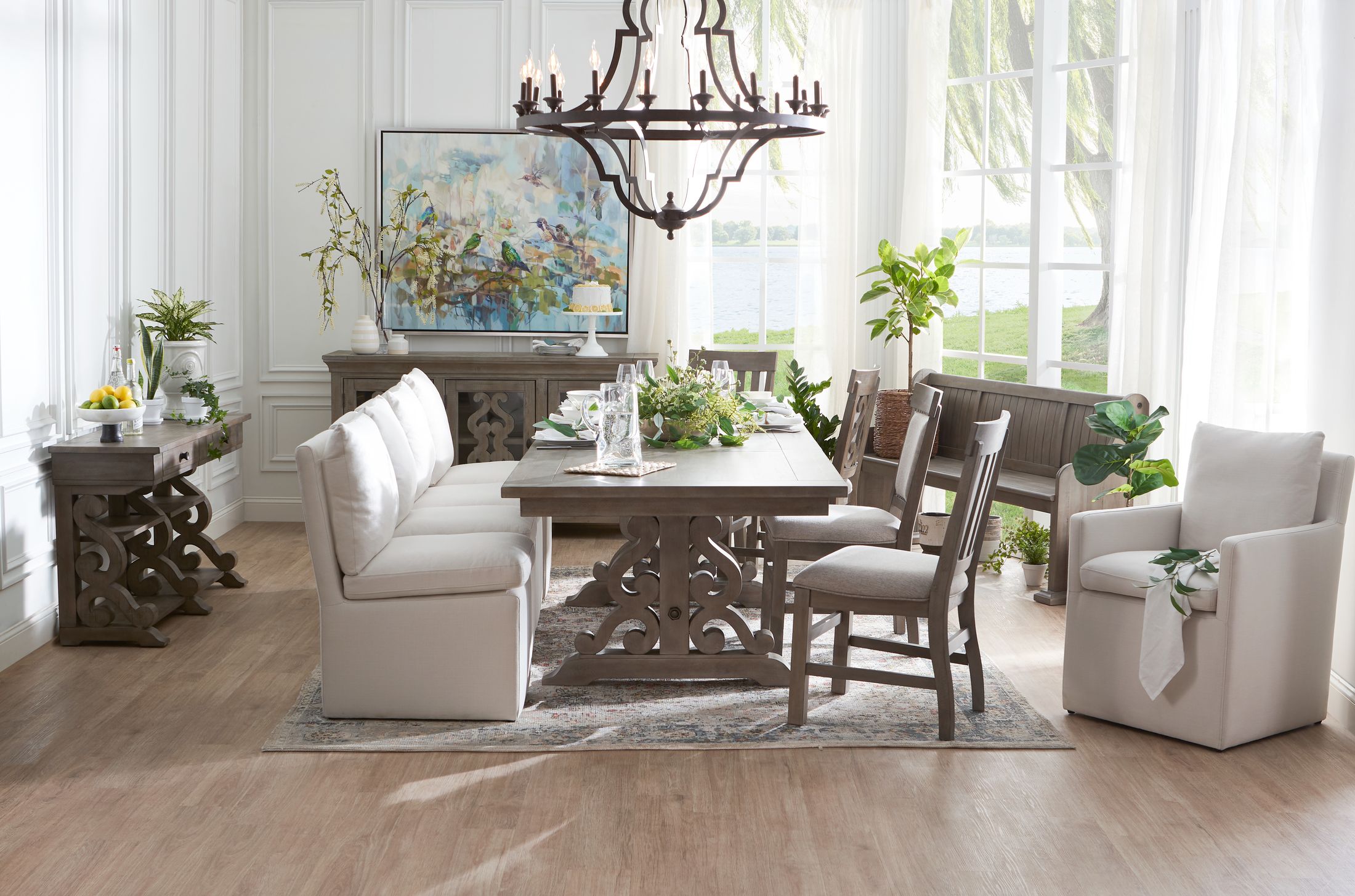 charthouse rectangular dining table