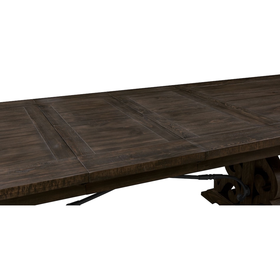 charthouse charcoal dining table   