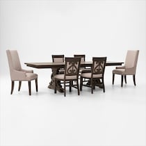 charthouse dark brown  pc dining room   