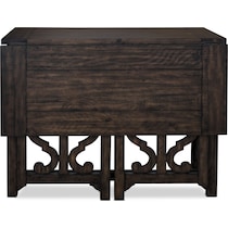 charthouse dark brown breakfast bar   