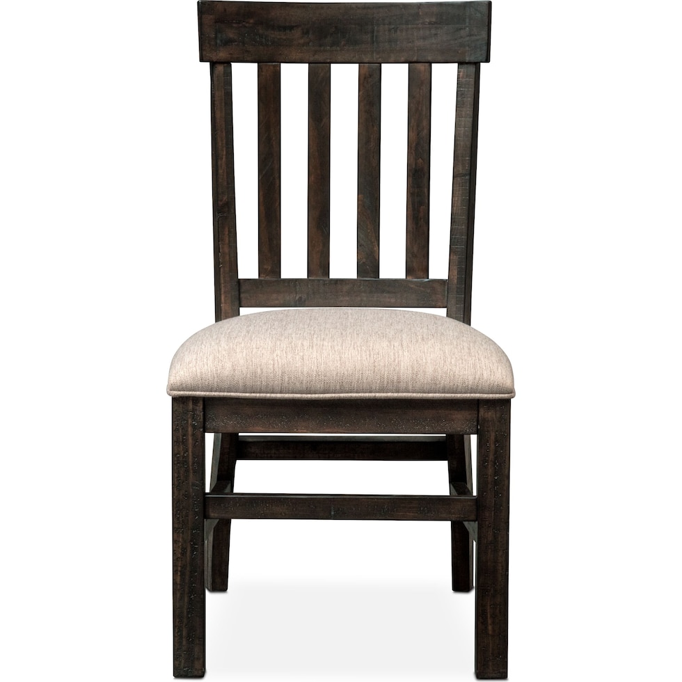 charthouse dark brown side chair   