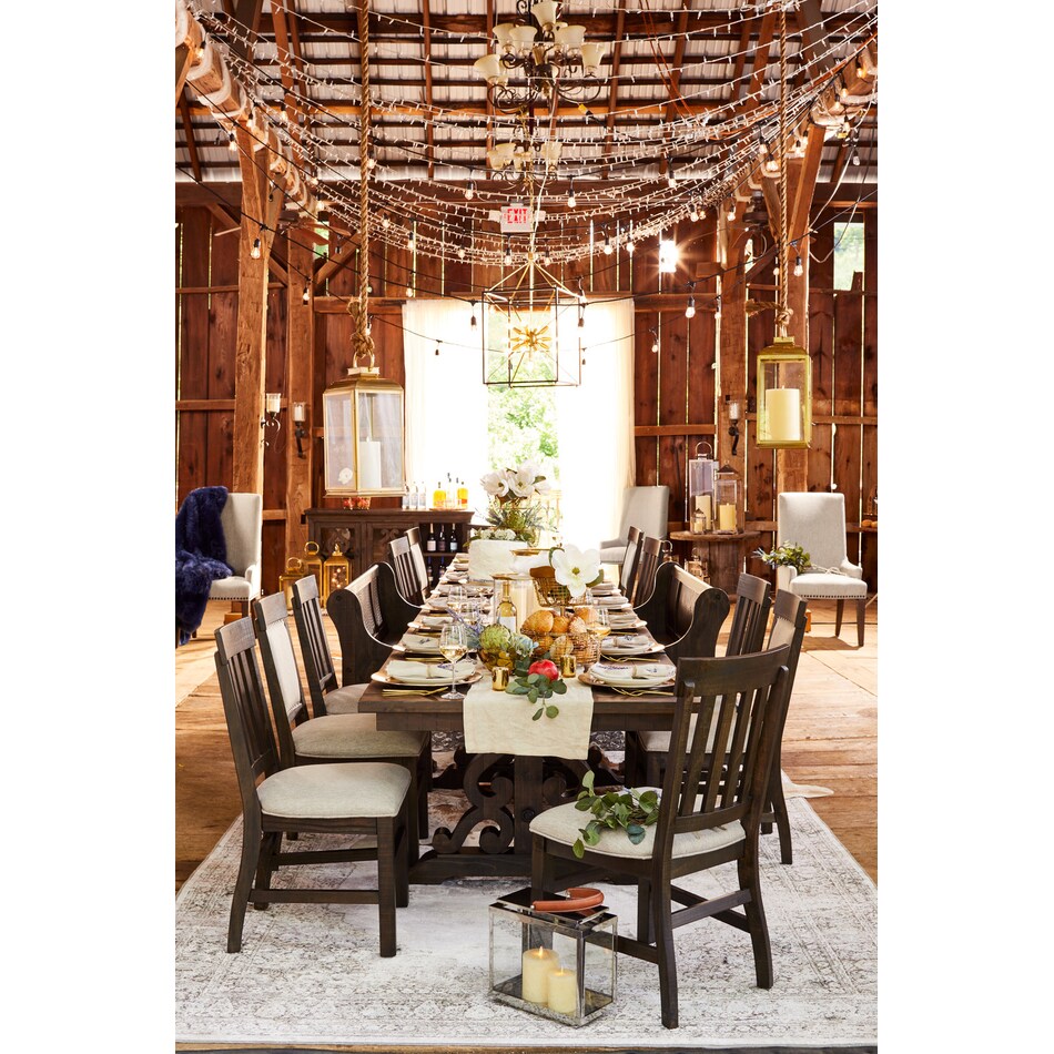 charthouse dark brown side chair   