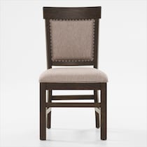 charthouse dark brown side chair   