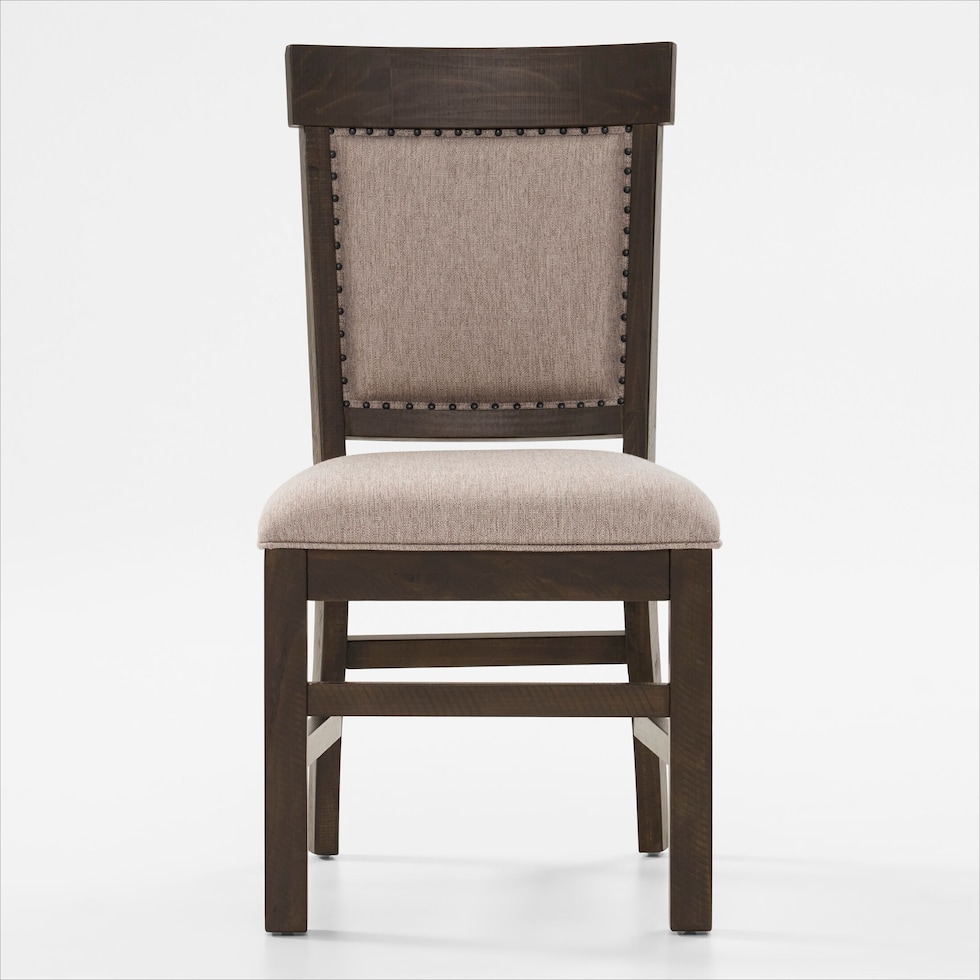 charthouse dark brown side chair   