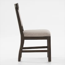 charthouse dark brown side chair   