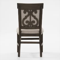 charthouse dark brown side chair   