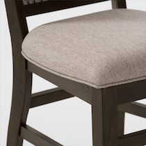 charthouse dark brown side chair   