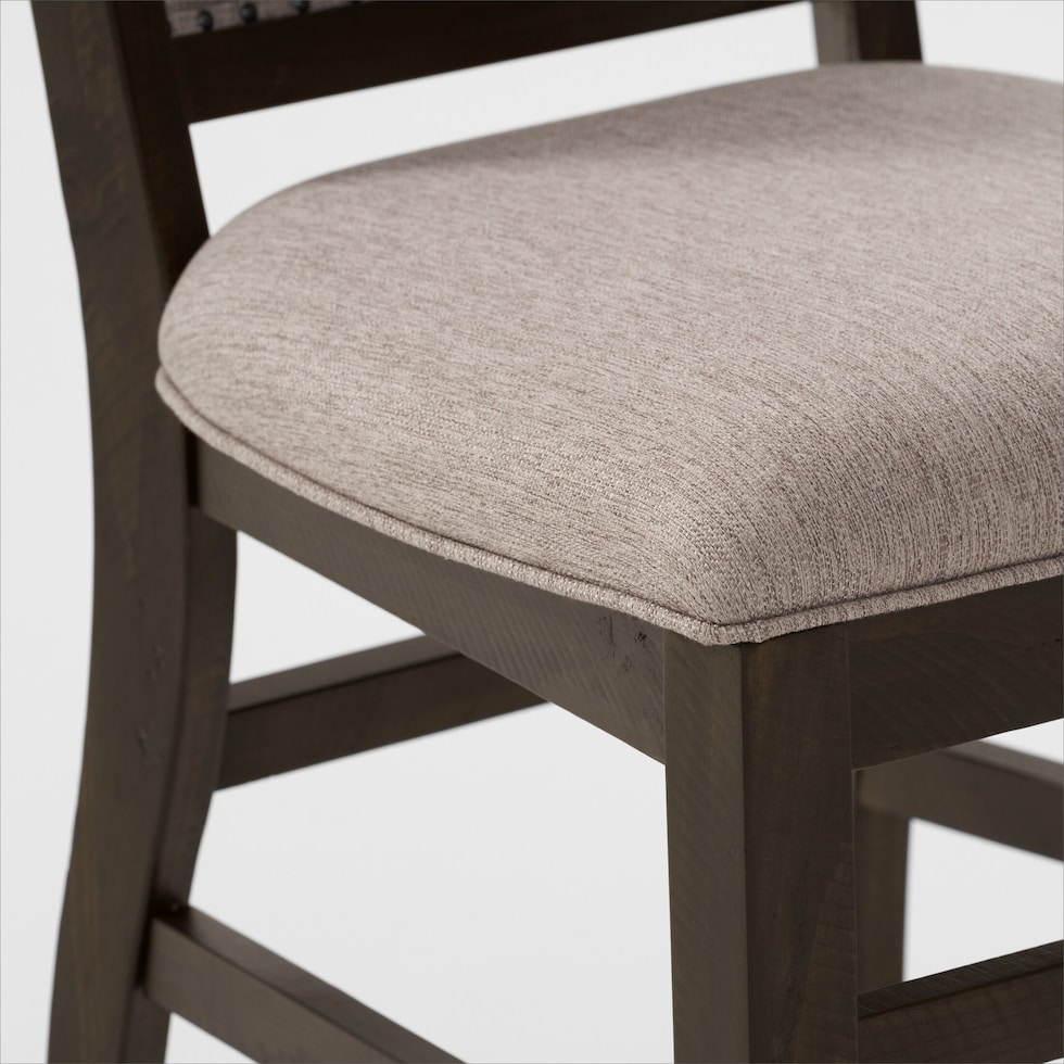 charthouse dark brown side chair   