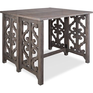 Charthouse Breakfast Bar and 2 Counter-Height Backless Stools