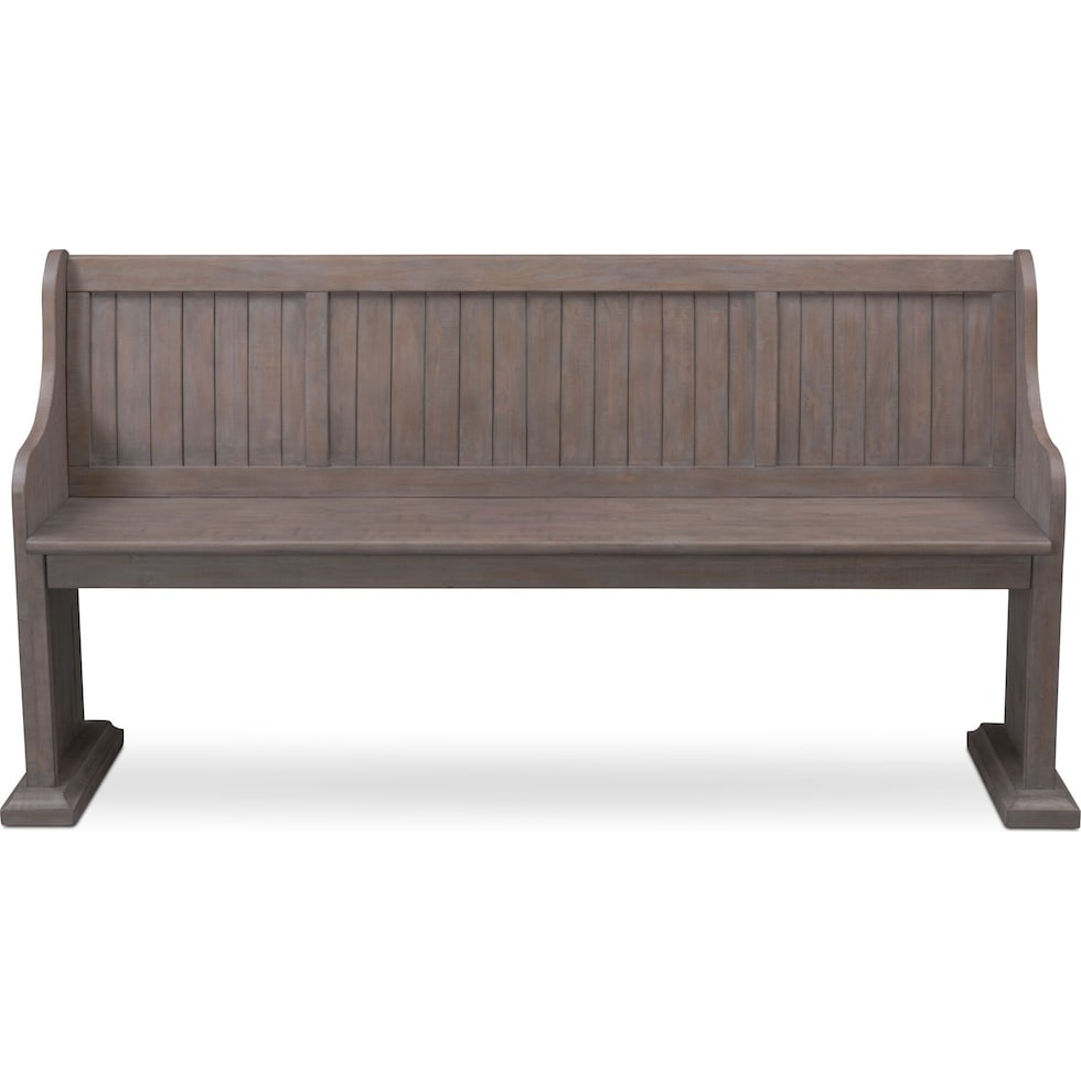 charthouse gray bench   