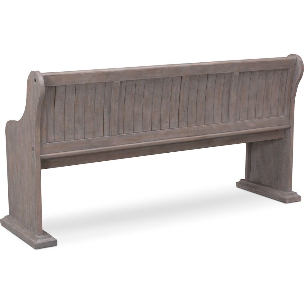 charthouse gray bench   