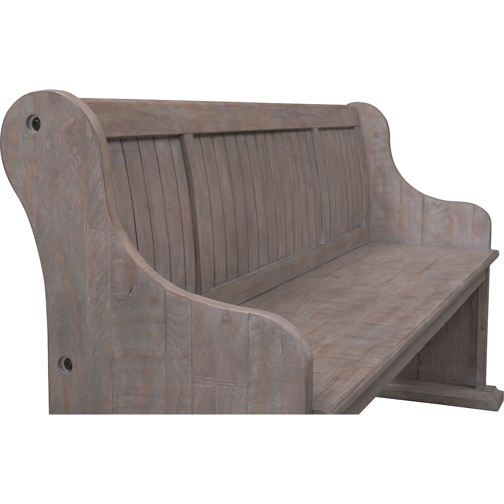 charthouse gray bench   