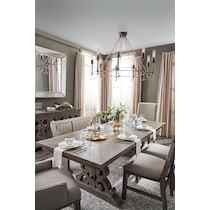 charthouse gray bench   