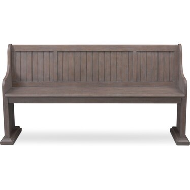 Charthouse Dining Bench - Gray