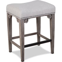 charthouse gray counter height stool   