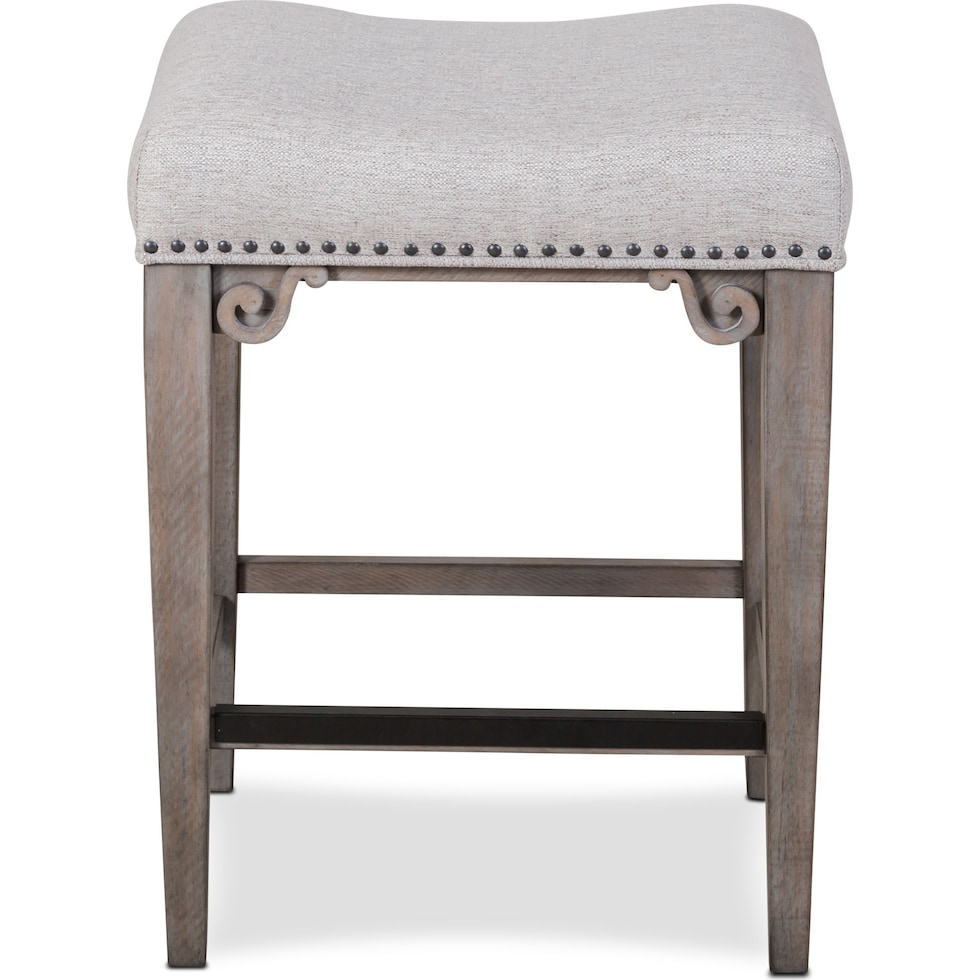 charthouse gray counter height stool   