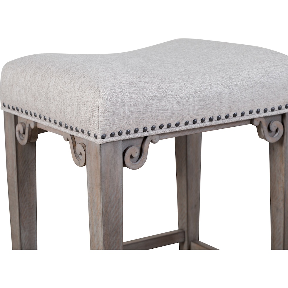 charthouse gray counter height stool   