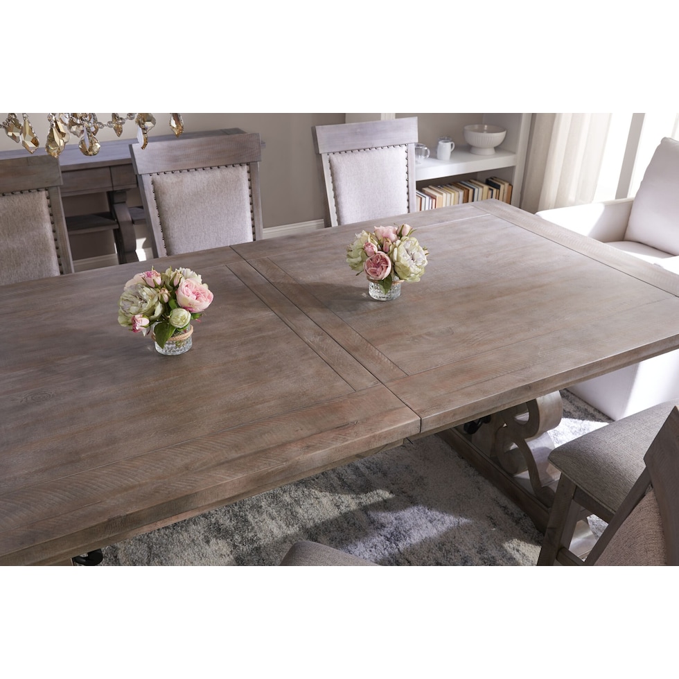 charthouse gray dining table   