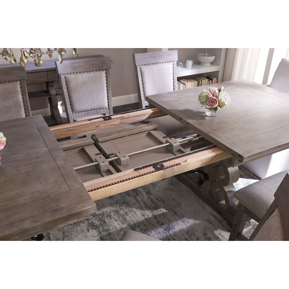 charthouse gray dining table   