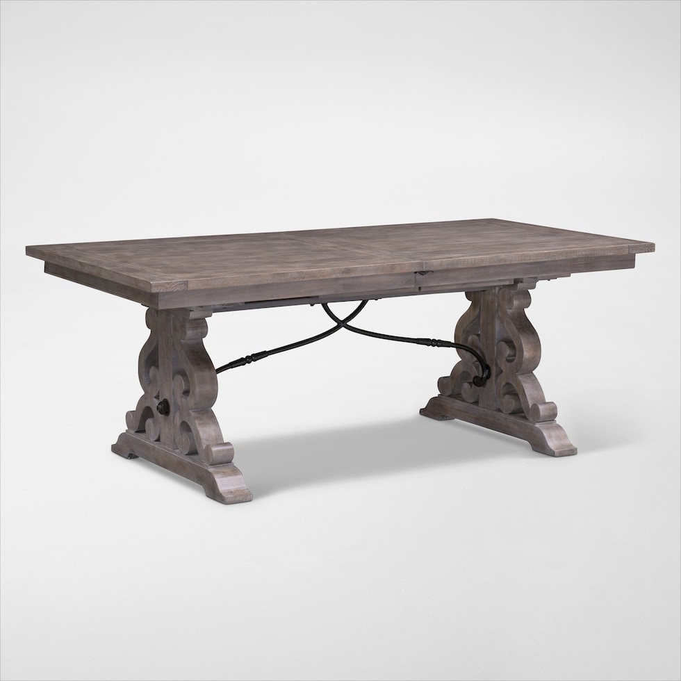 charthouse gray dining table web   