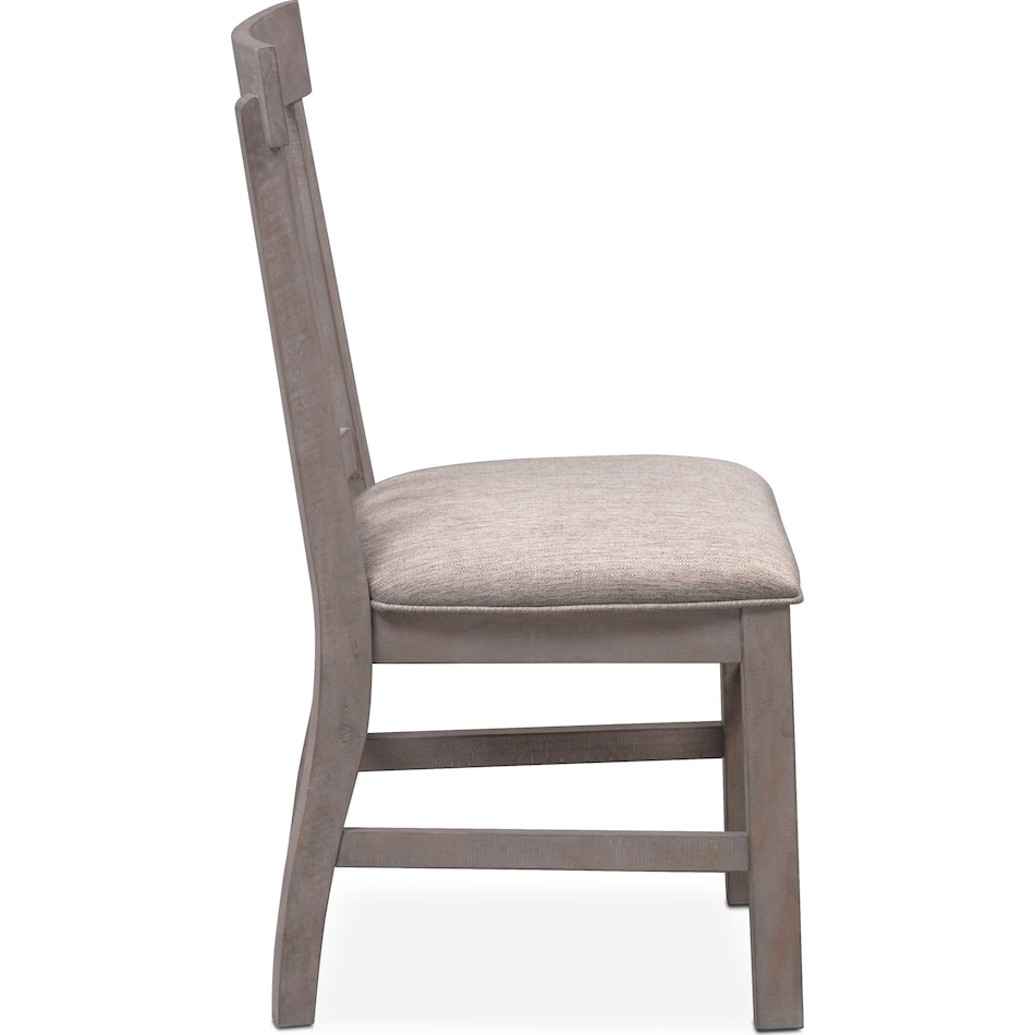 charthouse gray side chair   