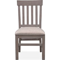 charthouse gray side chair   