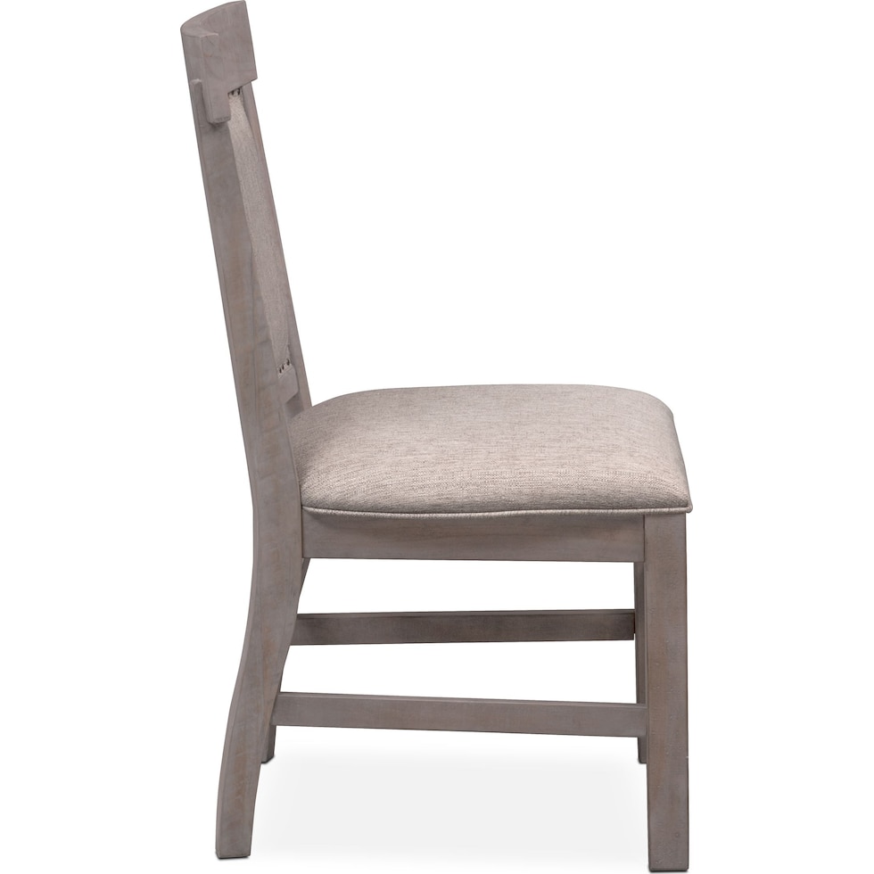 charthouse gray side chair   