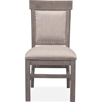charthouse gray side chair   