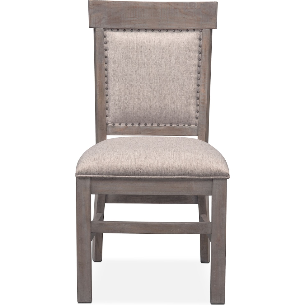 charthouse gray side chair   