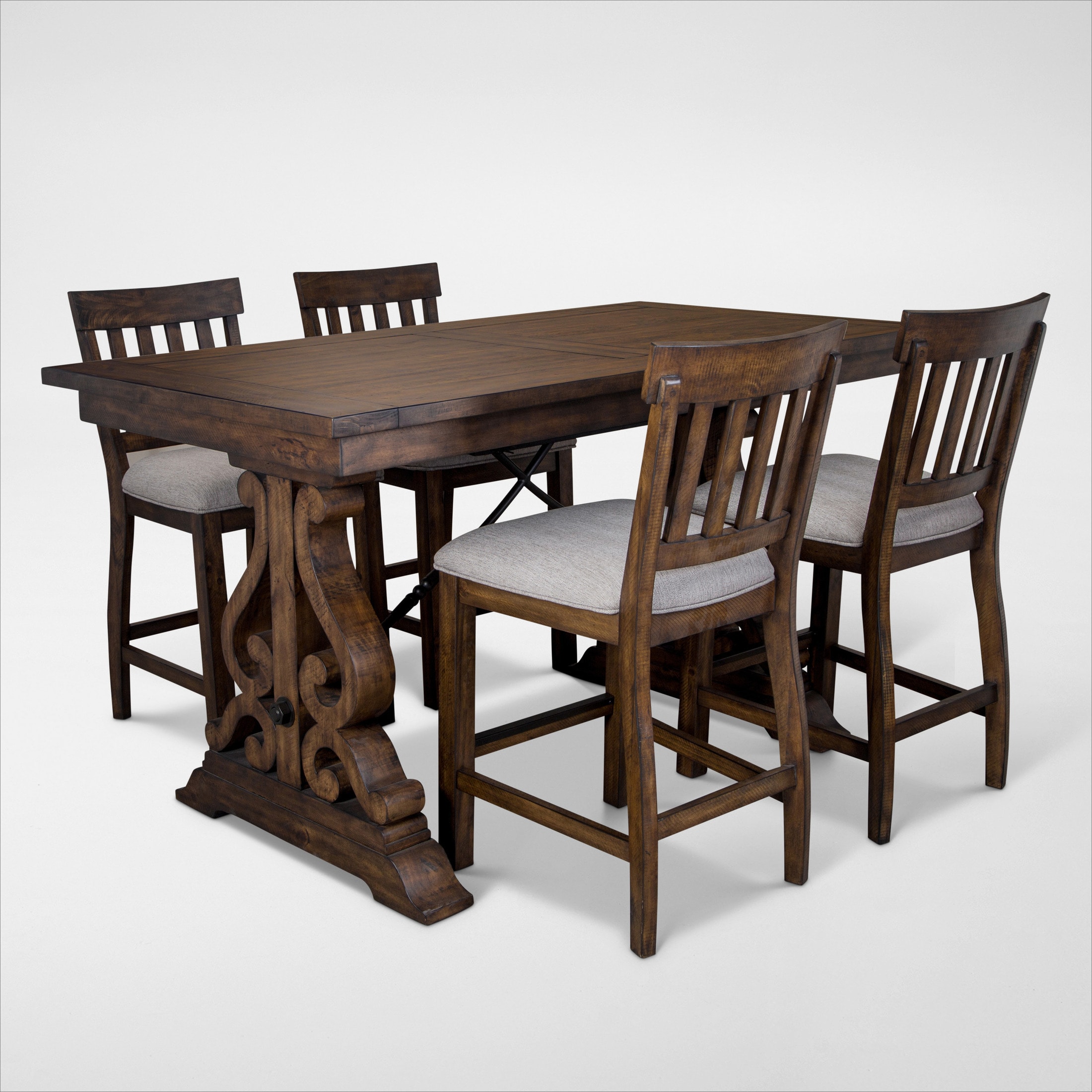 Charthouse CounterHeight Extendable Dining Table and 4 Stools Value
