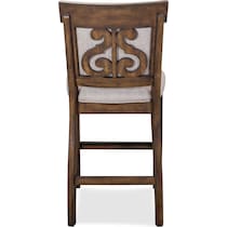 charthouse light brown  pc counter height dining room   