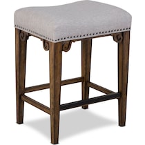 charthouse light brown backless counter height stool   