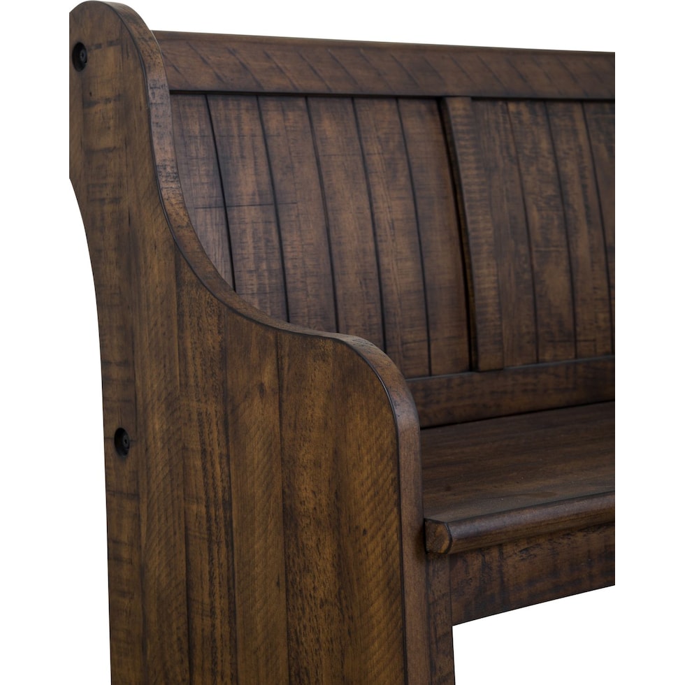 charthouse light brown bench   