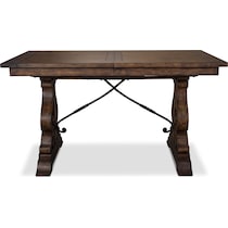 charthouse light brown counter height dining table   