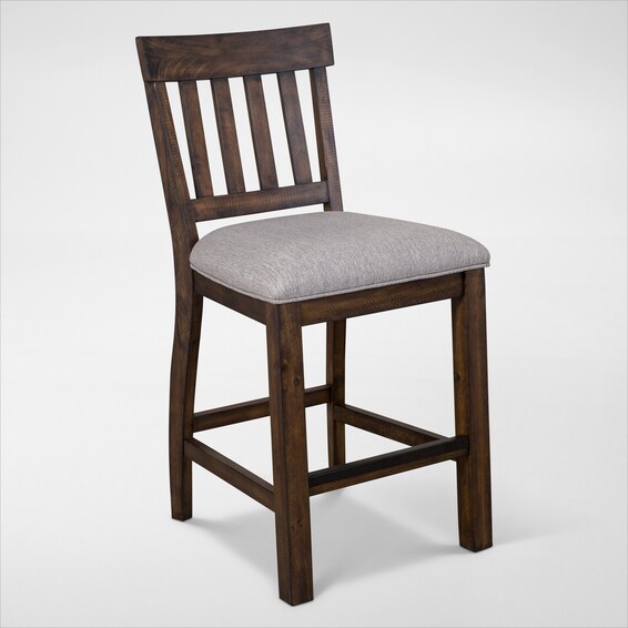 Charthouse CounterHeight Upholstered Stool Value City Furniture