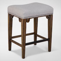 charthouse light brown counter height stool web   